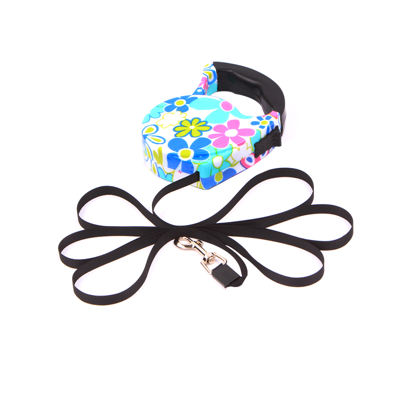 Heat-transfer printed reflective dog leash