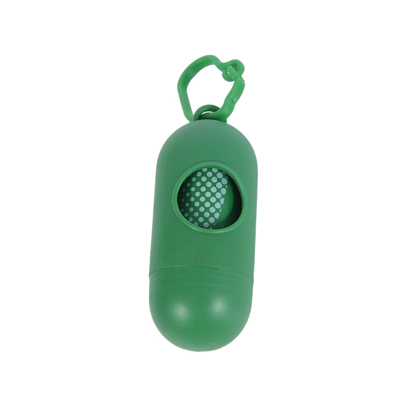 Capsule shape pet poop wate bag holer dispenser