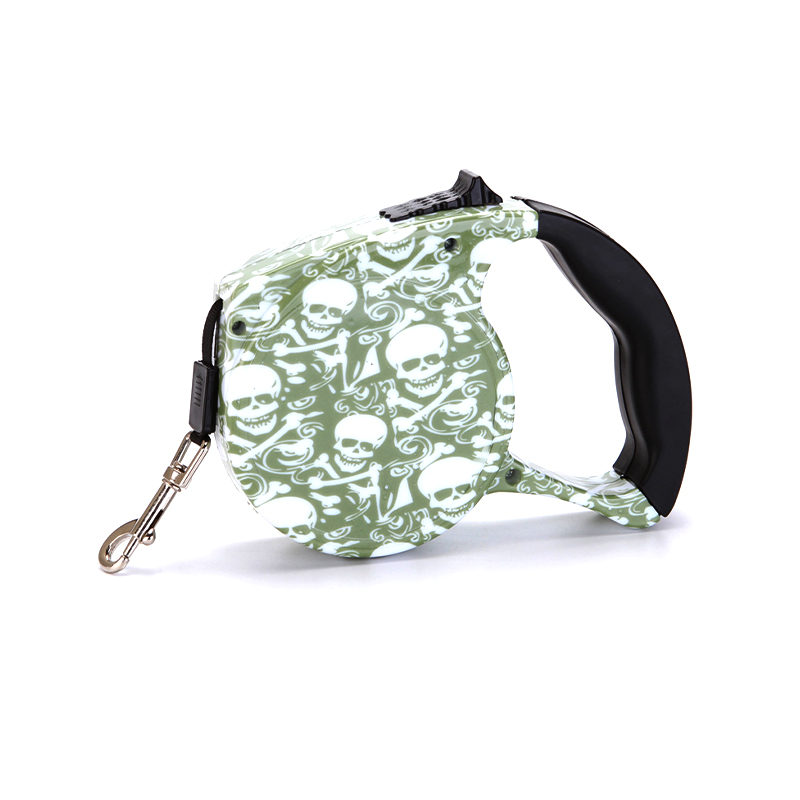 Heat-transfer printed reflective dog leash