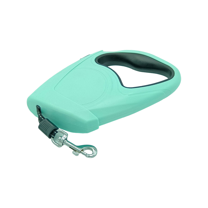 Retractable dog running leash