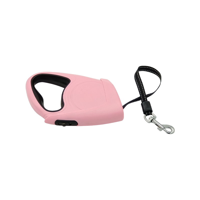 Retractable dog running leash