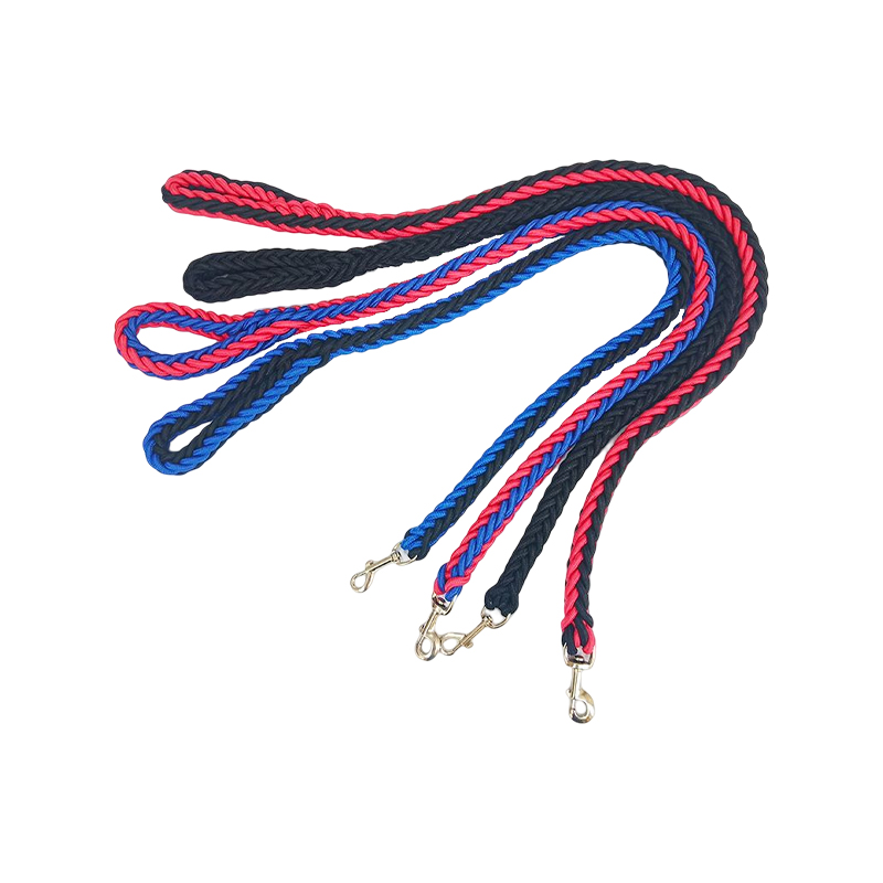 Braided running dog leash