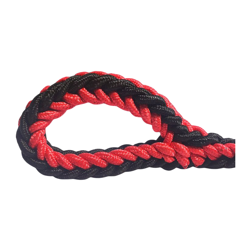 Braided running dog leash