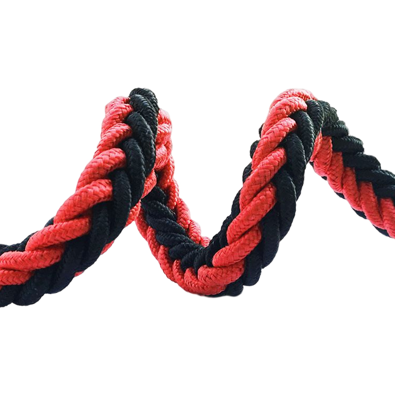 Braided running dog leash