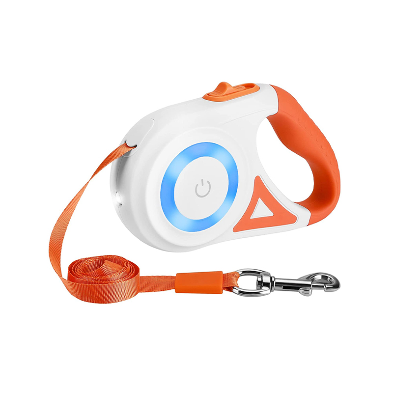 Retractable Dog Leash with LED Flashlight