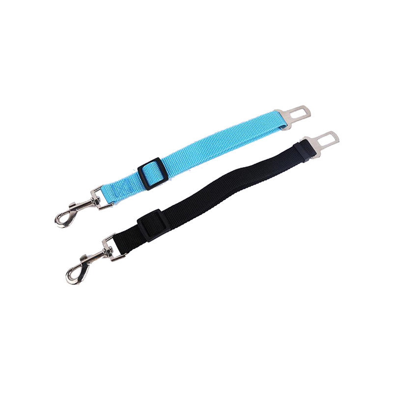 Adjustable length pet dog cat car seat belt leash