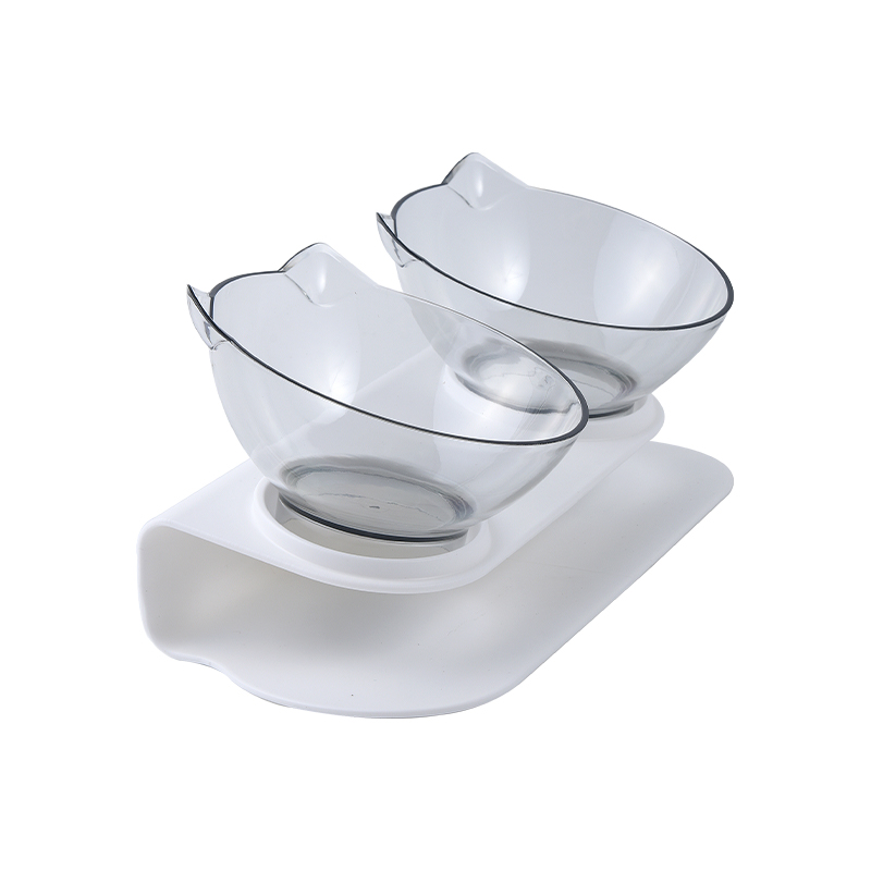 Elevated pet food water bowl