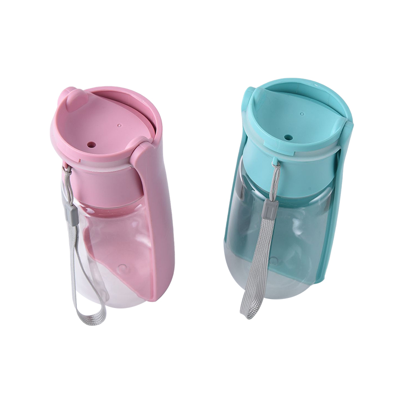 Portable dog water bottle bowl