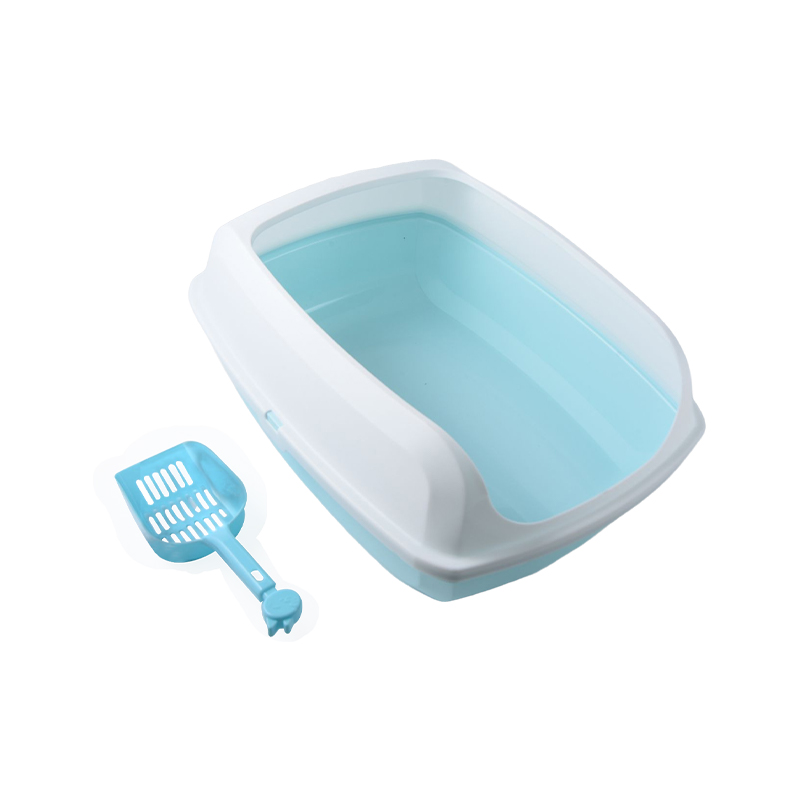 Plastic cat litter box