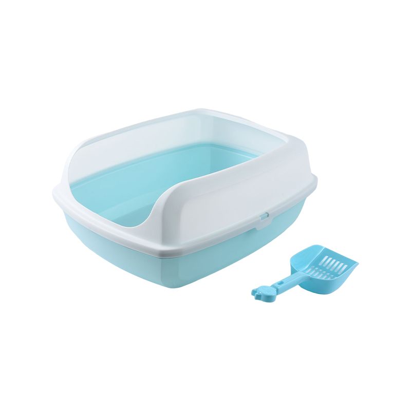 Plastic cat litter box