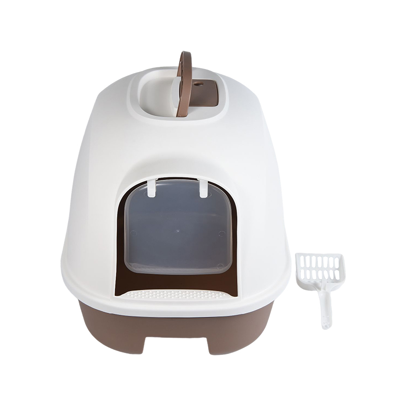 Cat litter box house