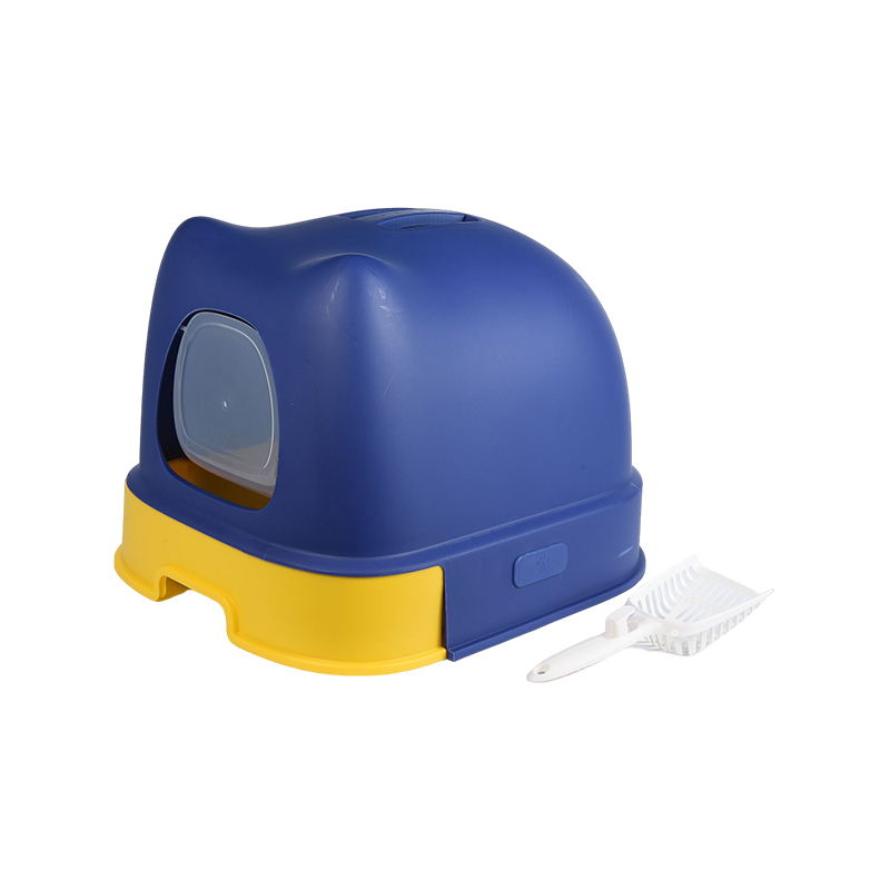 Top enclosed cat toilet litter box