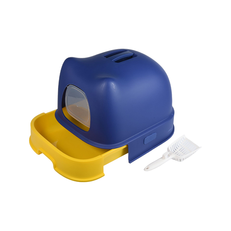 Top enclosed cat toilet litter box