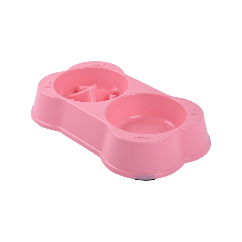 2 In1 Double Dog Bowl Slow Feeder