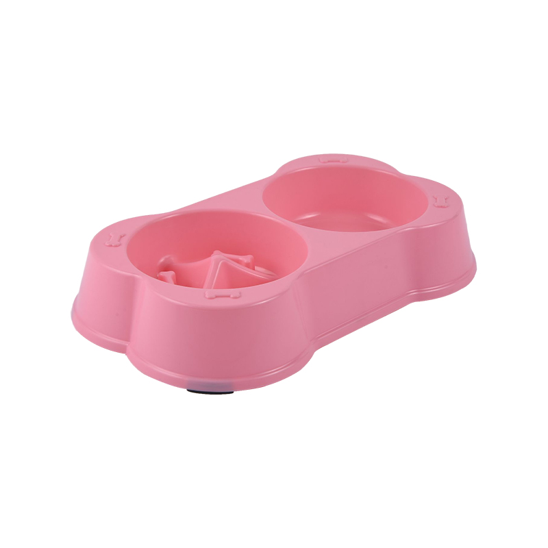 2 In1 Double Dog Bowl Slow Feeder