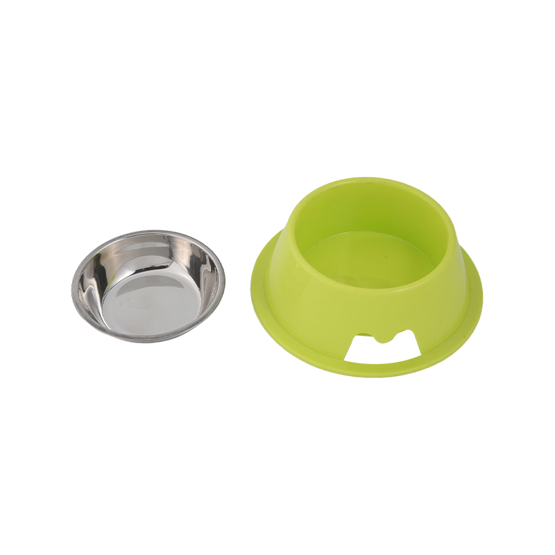 Stainless steel single dog bowl