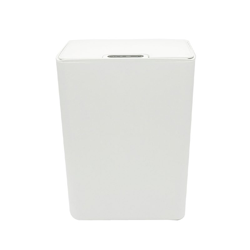 Touchless motion sensor automatic trash can with lid