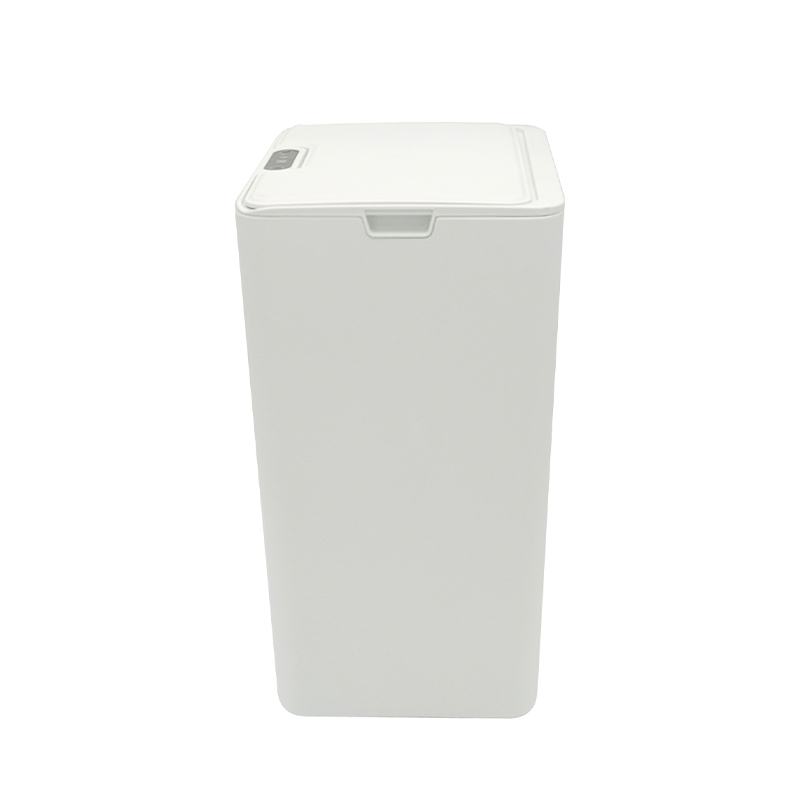 Touchless motion sensor automatic trash can with lid